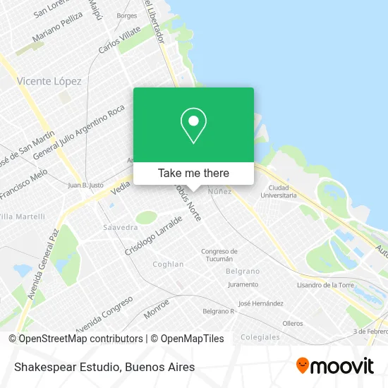 Shakespear Estudio map