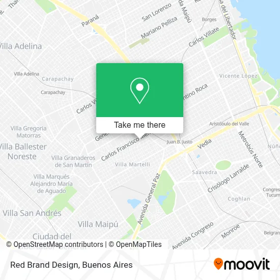 Red Brand Design map