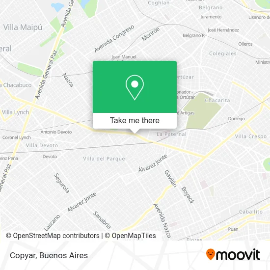 Copyar map