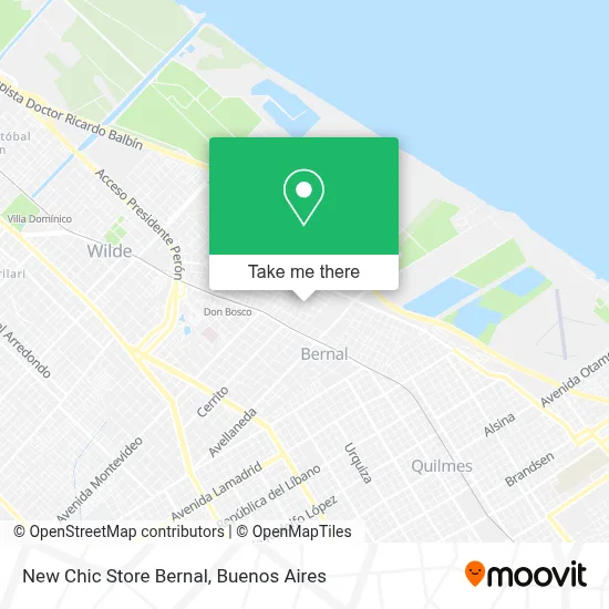 New Chic Store Bernal map
