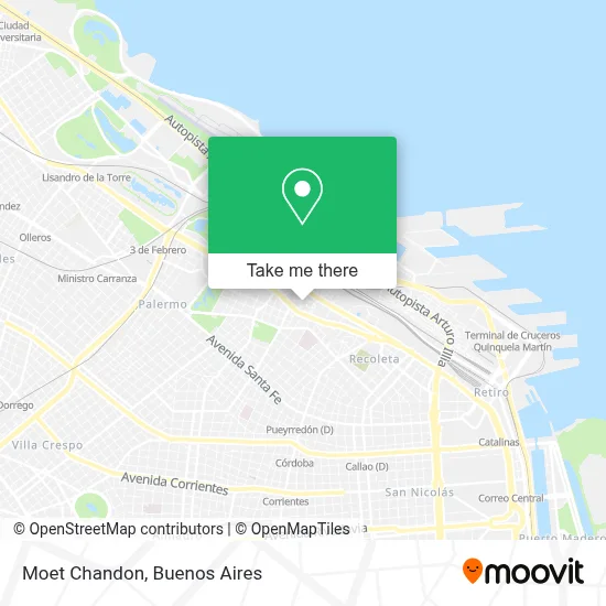 Moet Chandon map