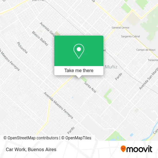 Car Work map