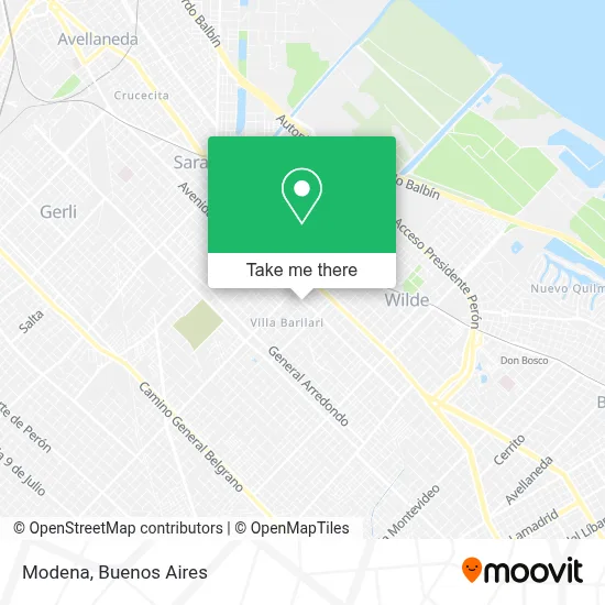 Modena map