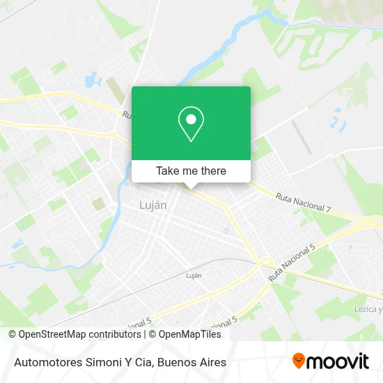 Automotores Simoni Y Cia map