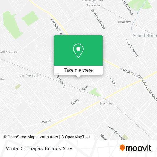 Venta De Chapas map