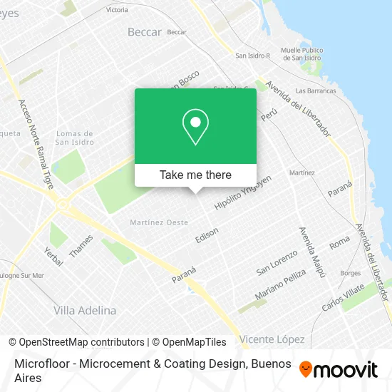 Microfloor - Microcement & Coating Design map