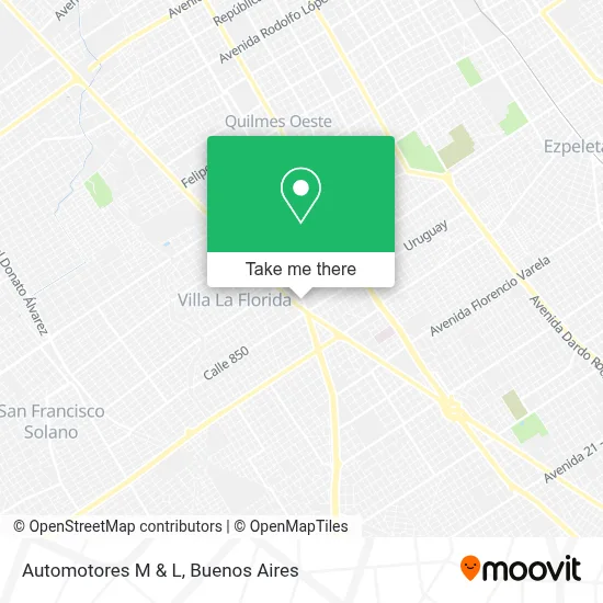 Automotores M & L map