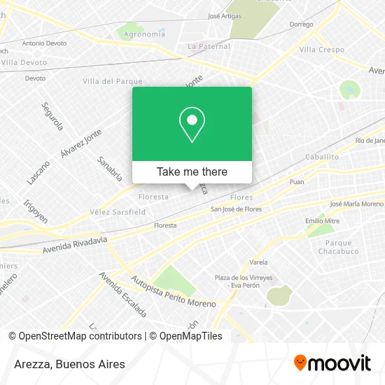 Arezza map