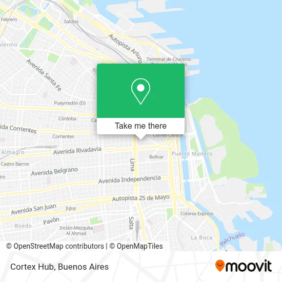 Cortex Hub map