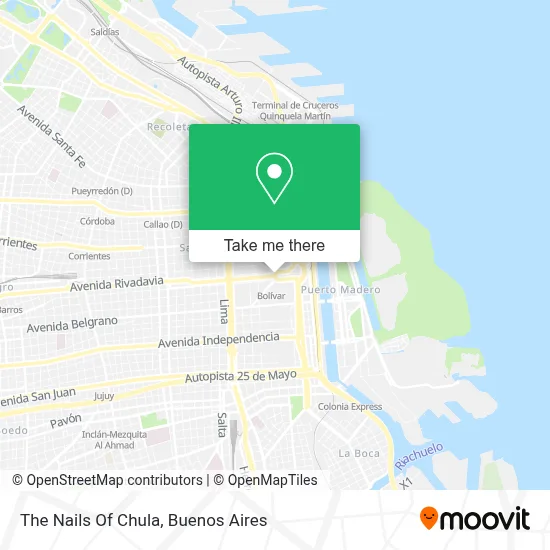 The Nails Of Chula map