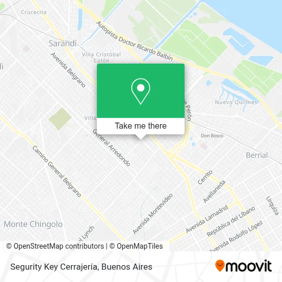 Segurity Key Cerrajería map