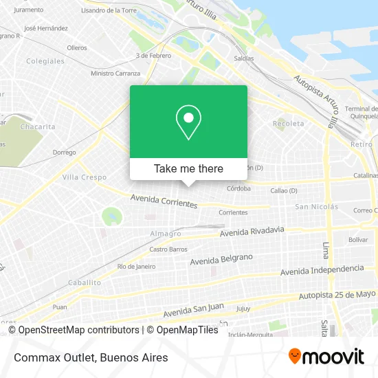 Commax Outlet map