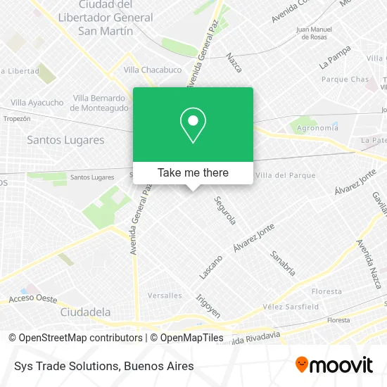 Sys Trade Solutions map