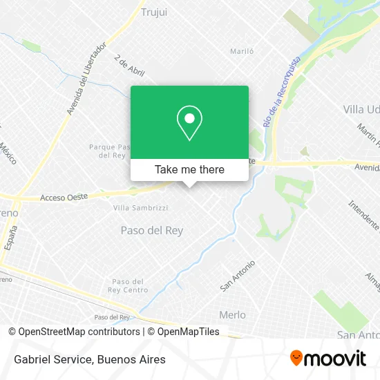 Gabriel Service map
