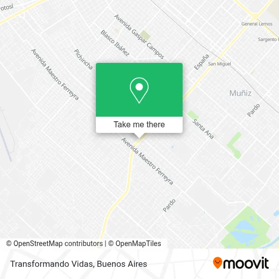Transformando Vidas map