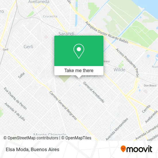 Elsa Moda map