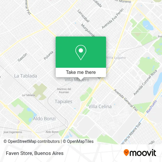 Faven Store map