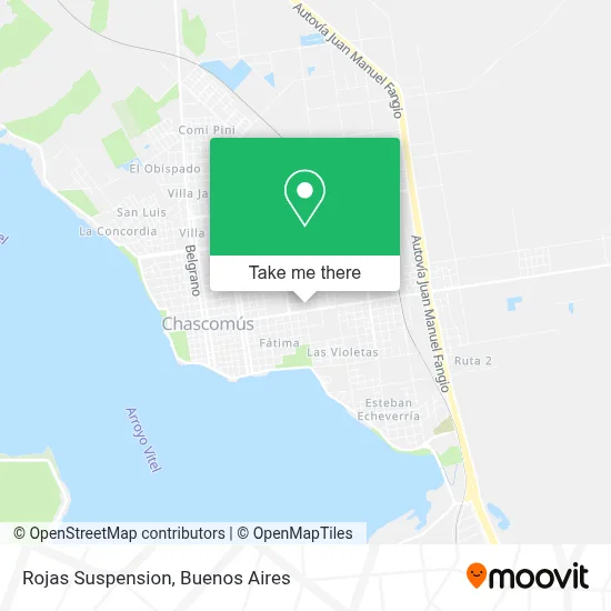 Rojas Suspension map