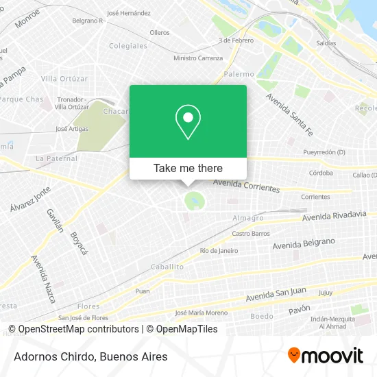 Adornos Chirdo map