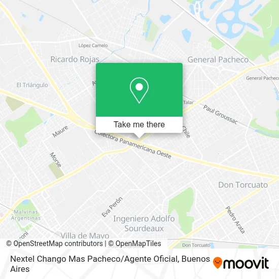 Nextel Chango Mas Pacheco / Agente Oficial map