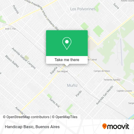 Handicap Basic map