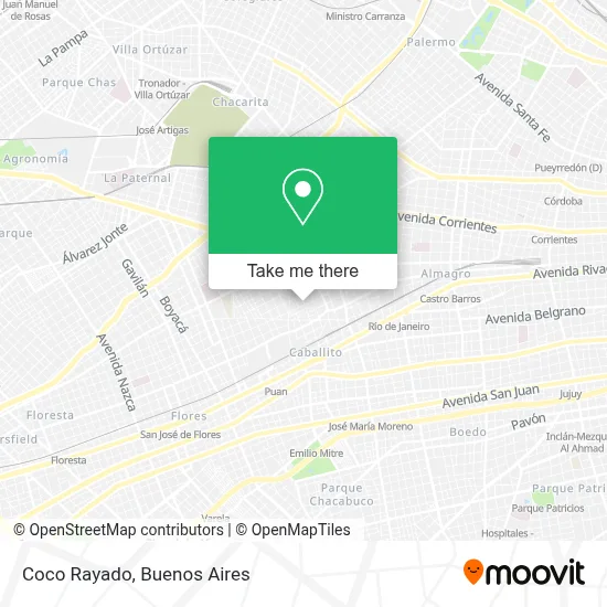 Coco Rayado map
