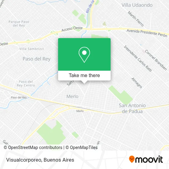 Visualcorporeo map