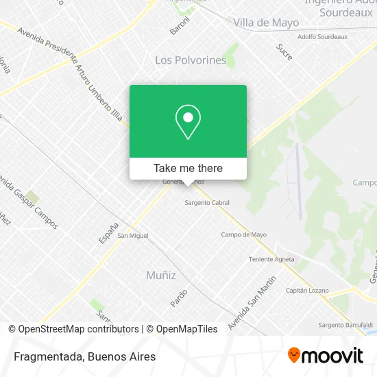 Fragmentada map