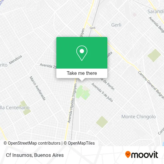 Cf Insumos map