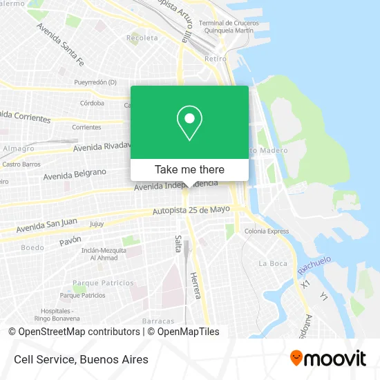 Cell Service map