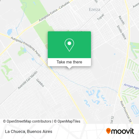 La Chueca map
