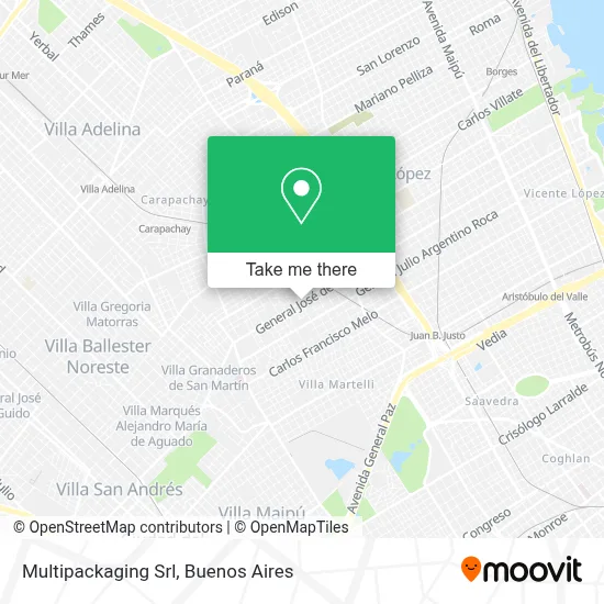 Multipackaging Srl map