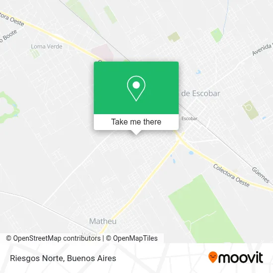 Riesgos Norte map