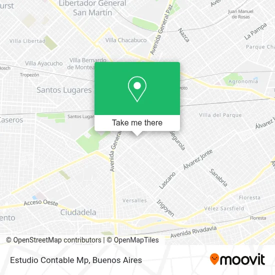 Estudio Contable Mp map