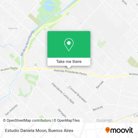 Estudio Daniela Moon map