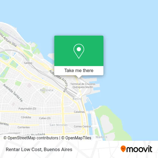 Rentar Low Cost map