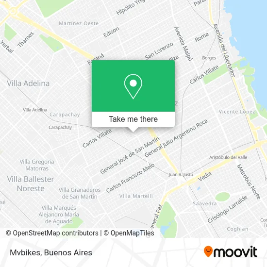 Mvbikes map