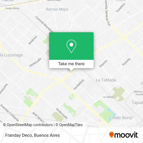 Franday Deco map
