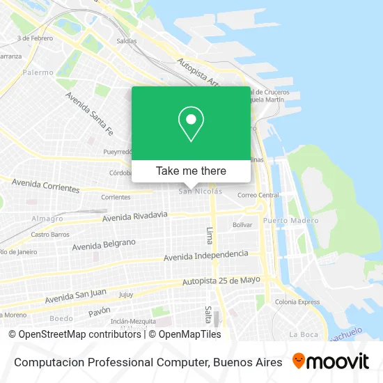 Computacion Professional Computer map
