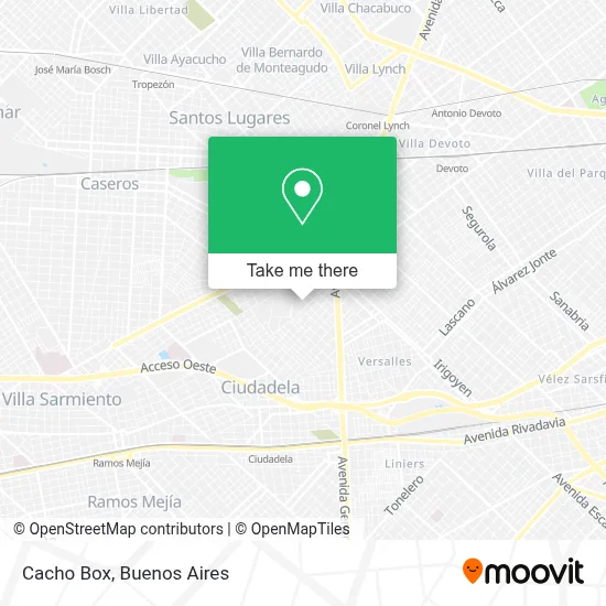 Cacho Box map