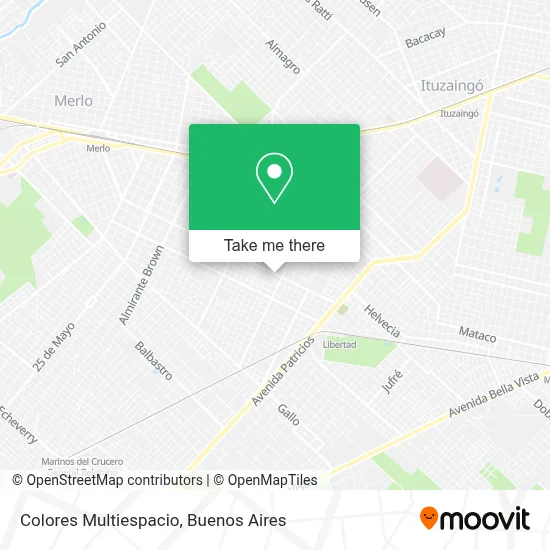 Colores Multiespacio map