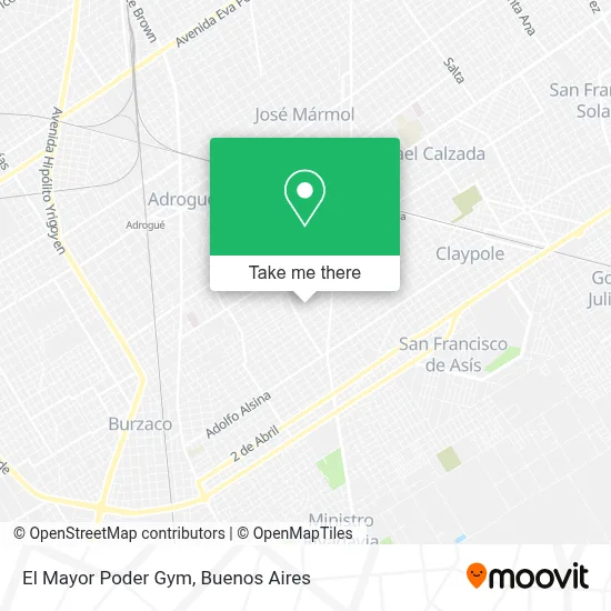 El Mayor Poder Gym map