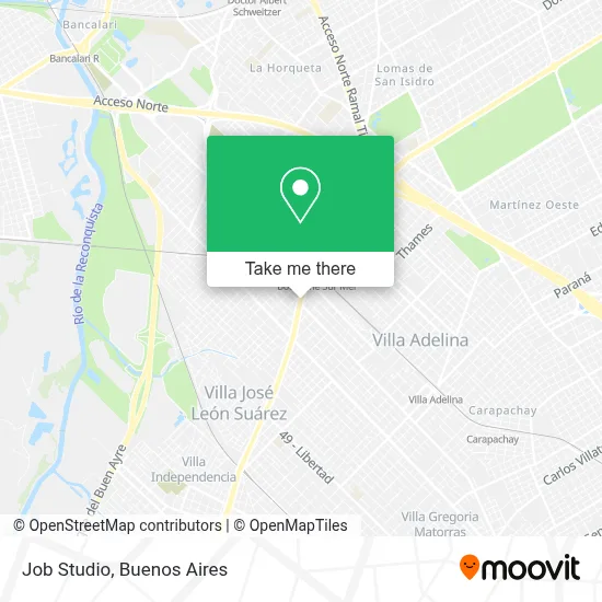 Job Studio map