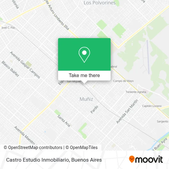 Castro Estudio Inmobiliario map