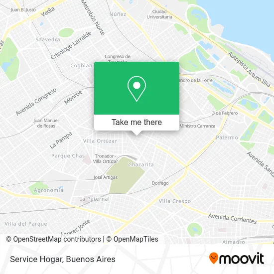 Service Hogar map