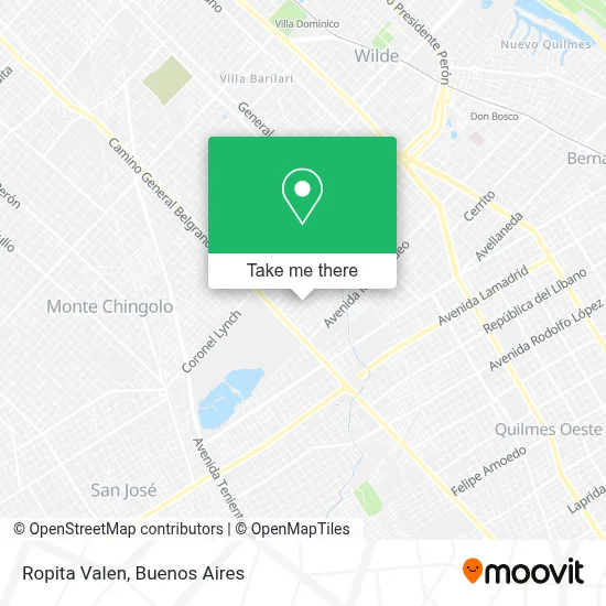 Ropita Valen map