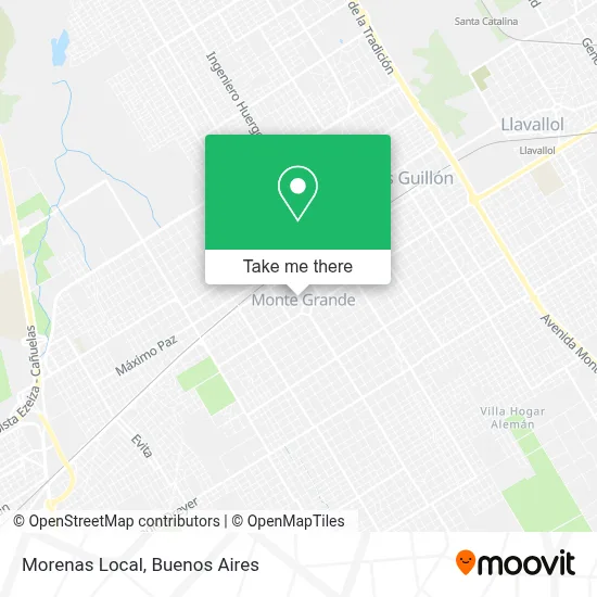 Morenas Local map