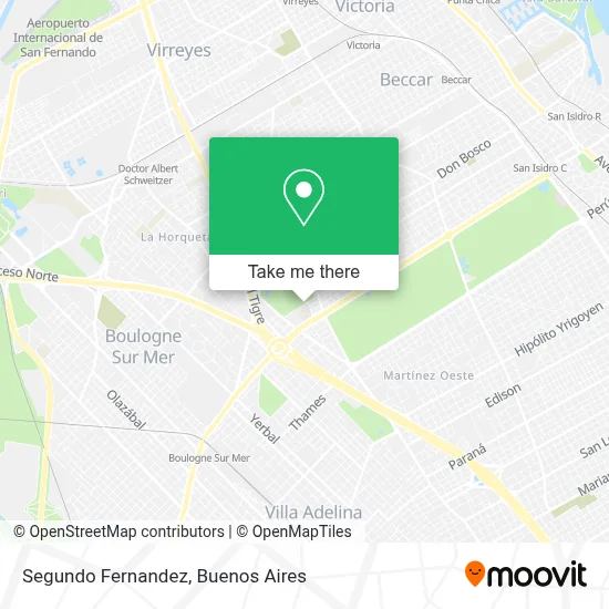 Segundo Fernandez map