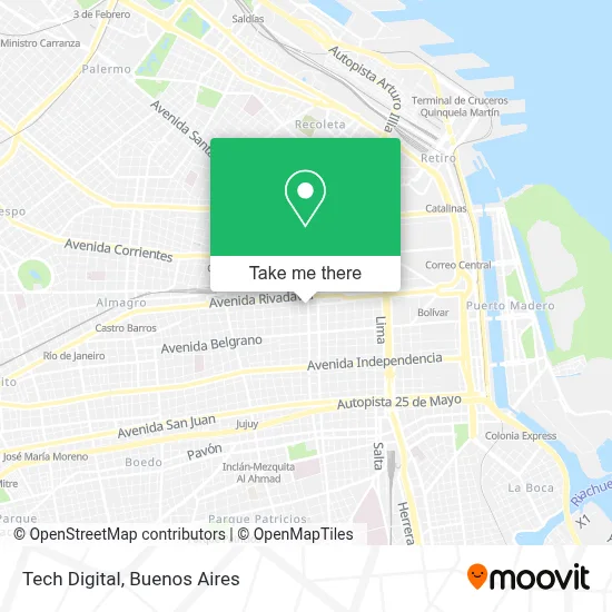 Tech Digital map