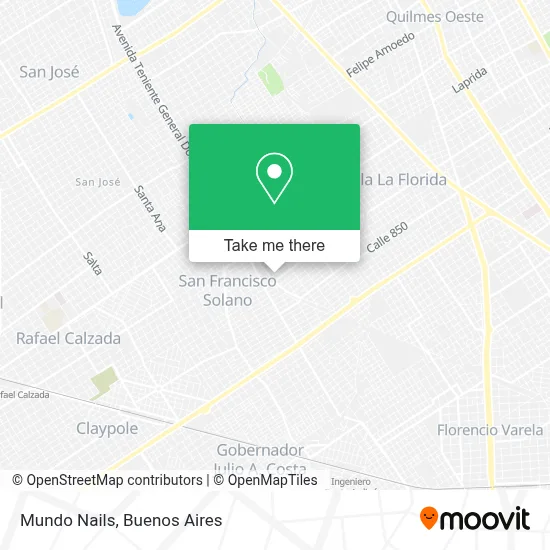 Mundo Nails map